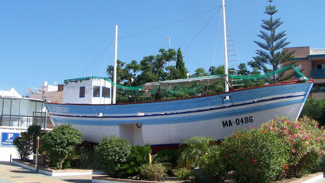 Réplica del barco de Chanquete 