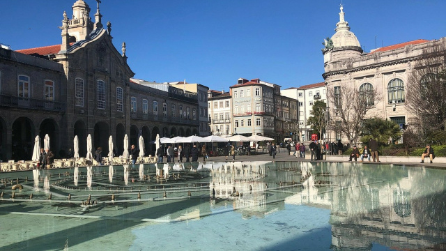 Plaza de la República de Braga